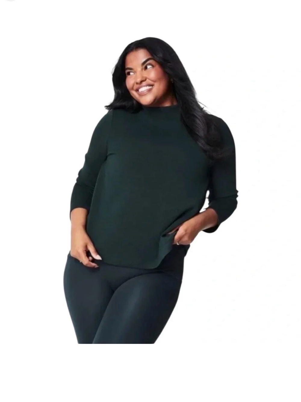 SPANX AIRESSENTIALS® TURTLENECK green xs - Picture 2 of 11